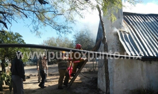 SE INCENDIA COCINA DE VIVIENDA EN TERAN