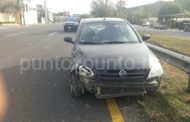 CHOQUE POR ALCANCE EN CARRETERA NACIONAL EN SANTIAGO, REPORTAN DAÑOS.