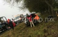 CHOQUE TIPO SALIDA DE CARRETERA EN GENERAL TERÁN, TRASLADAN HERIDO A JOVEN DE MMORELOS.