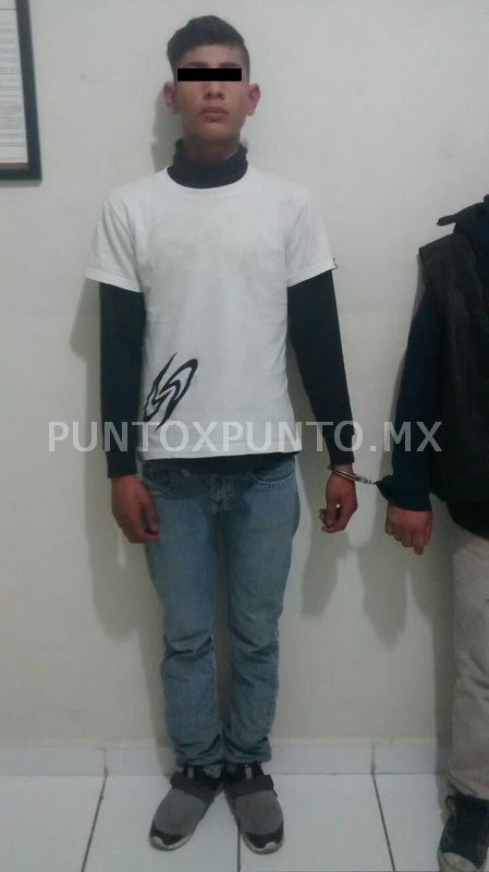 SORPRENDEN A DOS ROBANDO EN CASA HABITACIÓN, LOGRA LA POLICIA DE MMORELOS ARRESTARLOS.