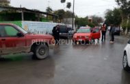 CHOQUE EN MONTEMORELOS, REPORTAN DAÑOS MATERIALES.