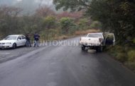 CHOQUE ENTRE DOS VEHÍCULOS, REPORTAN DAÑOS MATERIALES.