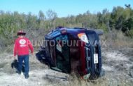 SE ATRAVIESA VENADO EN CAMINO, LE SACAN LA VUELTA, VUELCAN EN GENERAL TERÁN.