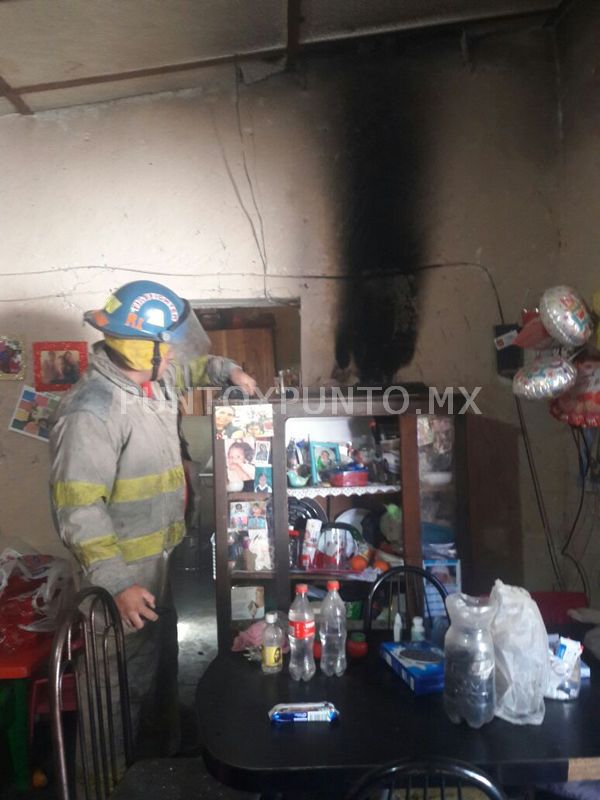 CONATO DE INCENDIO MOVILIZA A PROTECCIÓN CIVIL DE SANTIAGO.