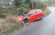 CHOQUE ENTRE DOS VEHÍCULOS EN SANTIAGO, REPORTAN DAÑOS MATERIALES.