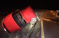 VOLCADURA EN CARRETERA NACIONAL EN LINARES.