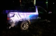 ACCIDENTE VIAL EN CARRETERA NACIONAL EN ALLENDE, REPORTAN DAÑOS MATERIALES.