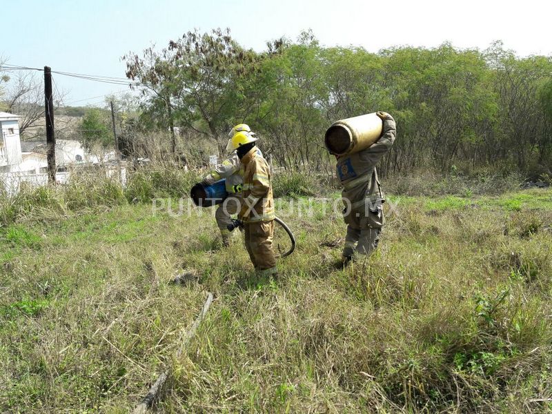 ESTALLIDO EN UN TANQUE DE GAS EN ALLENDE GENERA MOVILIZACIÓN DE PROTECCIÓN CIVIL Y BOMBEROS.