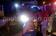 CHOCA FUERZA CIVIL ESTA MADRUGADA EN CRUCE DE CALLES EN MMORELOS, REPORTAN PERSONAS HERIDAS.