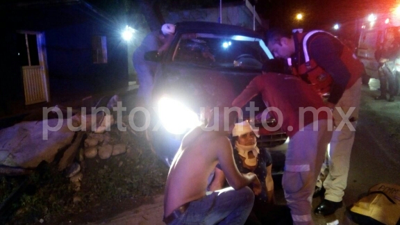 CHOCA FUERZA CIVIL ESTA MADRUGADA EN CRUCE DE CALLES EN MMORELOS, REPORTAN PERSONAS HERIDAS.