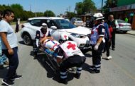 CHOQUE TIPO CARAMBOLA EN AVENIDA DE MMORELOS, REPORTAN DAÑOS Y UNA PERSONA LESIONADA.