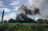 INCENDIO MOVILIZA A PROTECCIÓN CIVIL DE LINARES.