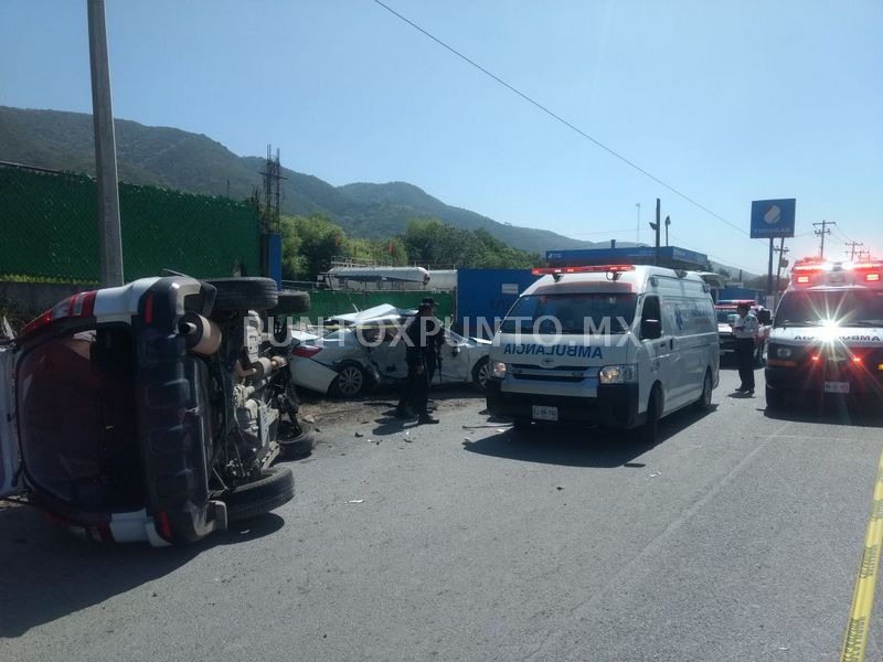 MUEREN DOS EN CHOQUE REGISTRADO EN SANTIAGO.