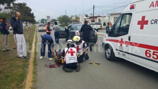 GRAVE CICLISTA EN ACCIDENTE REGISTRADO EN AVENIDA DE MONTEMORELOS.