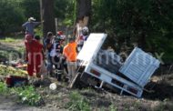 UNA PERSONA PRENSADA ES EL SALDO DE UN ACCIDENTE REGISTRADO EN GENERAL TERAN.