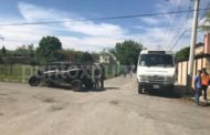 CHOQUE DE CRUCERO, MICROBUS Y REISER, EN AVENIDA DE MONTEMORELOS.