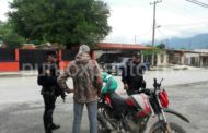 RETIRA FUERZA CIVIL DE CIRCULACION MOTOCICLETAS A CONDUCTORES QUE NO CUENTEN CON DOCUMENTOS EN REGLA, AHORA FUE EN ALLENDE.