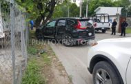 ACCIDENTE EN CONGREGACIÓN CALLES EN MMORELOS, REPORTAN DAÑOS MATERIALES.