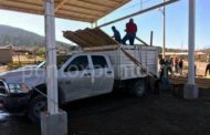 LLEVAN APOYOS AL SUR DEL ESTADO EN ZONA AFECTADA POR CAÍDA DE GRANIZO.