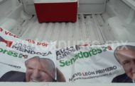 LO DETIENEN EN ALLENDE POR ROBO DE PROPAGANDA POLITICA.