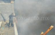 INCENDIO MOVILIZA A PROTECCIÓN CIVIL Y BOMBEROS DE MONTEMORELOS.