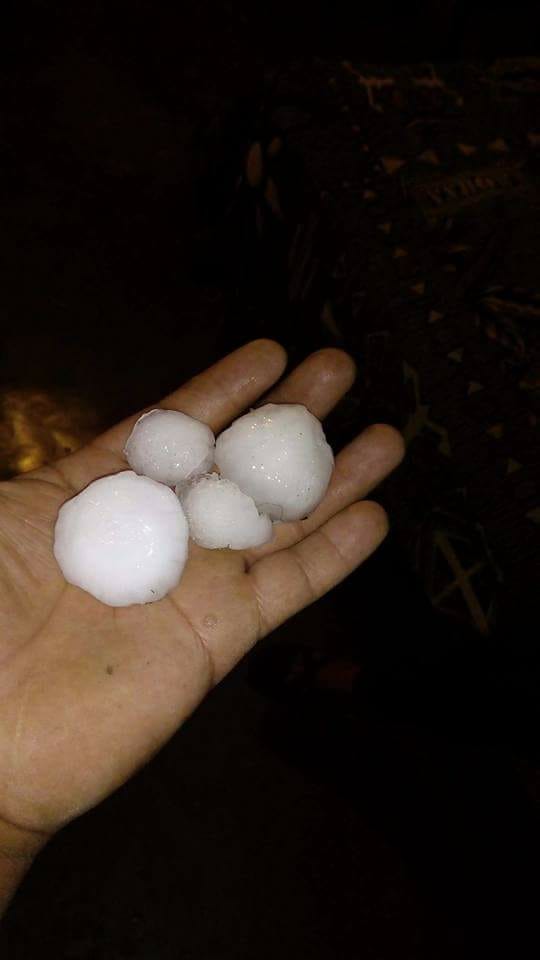 LLUVIA Y GRANIZO AL SUR DEL ESTADO EN GALEANA, EVALUAN DAÑOS PROTECCIÓN CIVIL.