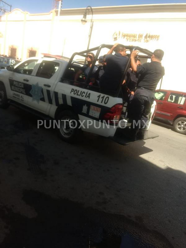 POLICIAS TRABAJAN BAJO PROTESTA, PODRÍAN PARALIZAR SEGURIDAD EN LINARES.