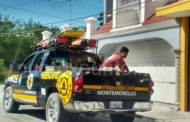 RETIRAN P.C. DE MMORELOS A TIEMPO TANQUE DE GAS CON FUGA DE DOMICILIO.