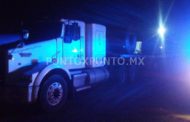 LO DETIENE POLICÍA DE ALLENDE CON TRÁILER QUE FUE ROBADO CON LUJO DE VIOLENCIA EN TAMAULIPAS.