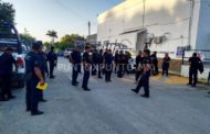 PROTESTAN POLICIAS EN ALLENDE PIDEN DESTITUCIÓN DE COMANDANTE Y SECRETARIO DE SEGURIDAD PÚBLICA.