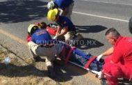 VOLCADURA EN ALLENDE, REPORTAN UNA PERSONA LESIONADA.