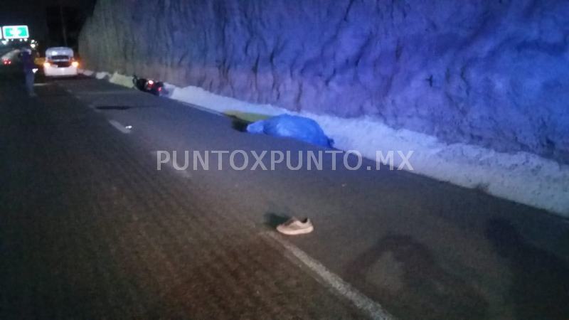 CONDUCTOR DE MOTOCICLETA MUERE EN CHOQUE EN LIMITES DE SANTIAGO Y MONTERREY.