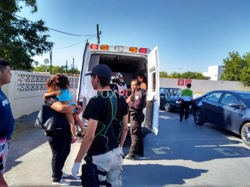 CHOQUE EN AVENIDA DE MONTEMORELOS, REPORTAN LESIONADOS.