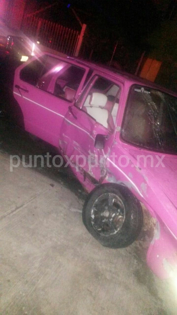 CHOQUE DE CRUCERO ESTA MADRUGADA EN MMORELOS, REPORTAN LESIONADOS.