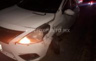 CHOQUE TIPO ESTRELLAMIENTO EN SANTIAGO, REPORTAN SOLO DAÑOS MATERIALES.