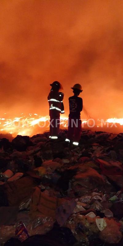 VUELVE A INCENDIARSE EL RELLENO SANITARIO EN MMORELOS.