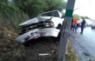 ACCIDENTE SALIDA DE CAMINO EN MMORELOS, CAMIONETA A PUNTO DE VOLCAR EN AVENIDA.