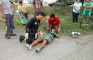 CHOQUE DE CRUCERO EN MMORELOS, REPORTAN UNA PERSONA LESIONADA, ES AUXILIADO Y LLEVADO A UN HOSPITAL.