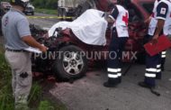 IDENTIFICAN A QUIENES MURIERON EN CHOQUE EN CARRETERA NACIONAL EN LINARES.