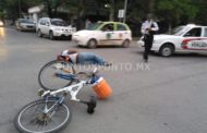 CHOQUE ENTRE DOS VEHÍCULOS, REPORTAN UNA PERSONA LESIONADA EN CRUCE DE CALLES EN MMORELOS.