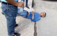 CAE DE SU PROPIA ALTURA, SE LESIONA CABEZA EN CENTRO DE MMORELOS.