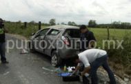 VARIOS HERIDOS EN VOLCADURA REGISTRADA EN MONTEMORELOS.