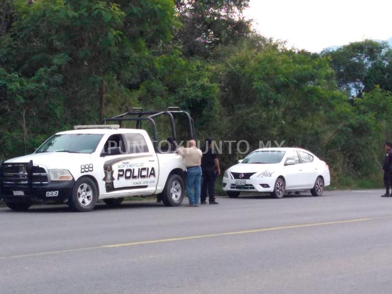 ARRESTA POLICÍA DE MMORELOS A DOS QUE VIAJABAN EN AUTO ROBADO, UN DETENIDO POSIBLE ES POLICIA DE GUADALUPE.