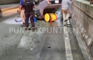 ACCIDENTE TIPO VOLCADURA EN ALLENDE, REPORTAN UNA PERSONA HERIDA.