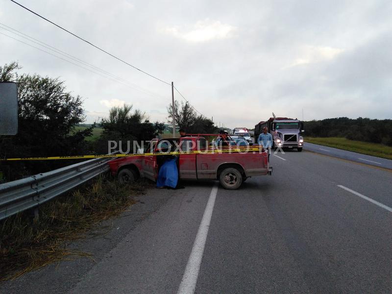 IDENTIFICAN A PERSONA QUIEN MURIÓ EN ACCIDENTE EN LINARES EN CARRETERA NACIONAL.