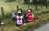 VOLCADURA EN CARRETERA NACIONAL EN MMORELOS, REPORTAN PERSONAS LESIONADAS.