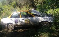 HOMBRE ARMADO SE ROBA TAXI EN MMORELOS, POLICÍA DE LINARES LO RECUPERA.