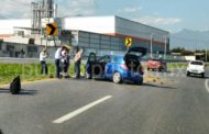 ACCIDENTE VIAL EN CARRETERA NACIONAL EN MMORELOS, REPORTAN SOLO DAÑOS MATERIALES.