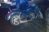 RECUPERA POLICÍA EN ALLENDE MOTOCICLETA CON REPORTE DE ROBO.