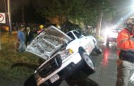 ACCIDENTE VIAL EN MONTEMORELOS, REPORTAN DAÑOS MATERIALES Y UNA PERSONA LESIONADA.